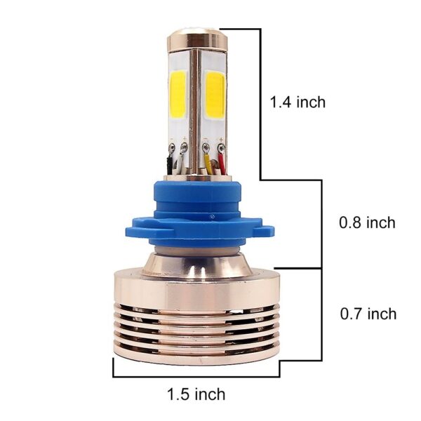 H10LED4S - H10 4-Sided LED Headlight Conversion Kit - Projector Compliant