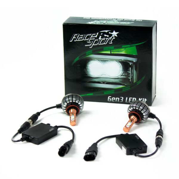 9007-LED-G3-KIT - 9007-3 GEN3 High/LowLED Headlight Kit w/ 360 Design, Copper Core, & Pancake Fan