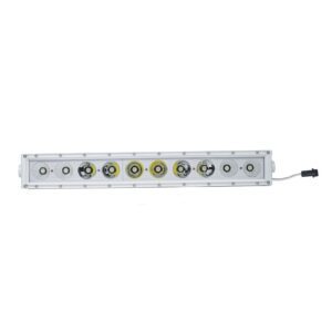 MS100WCWA - New - 22.5inch Marine Grade Wrap Around White Shell Light Bar with 100-Watt 10 x 10W High Intensity OSRAM LEDs