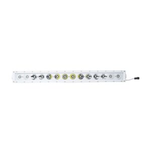 MS140WCWA - New - 30.5inch Marine Grade Wrap Around White Shell Light Bar with 140-Watt 14 x 10W High Intensity OSRAM LEDs