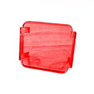 RS-3X3C-R - Translucent 3x3in Protective Spotlight Cover (Red)