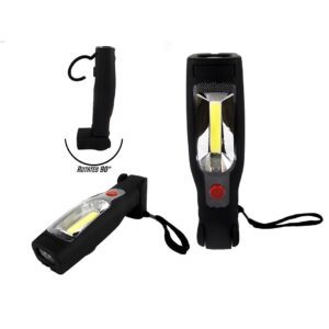 RS-PFLASH - 3W/210LM Plasma Style Hook & Magnet Mount LED Utility Flashlight