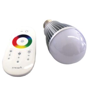 RS-RGB-110V-E272.4RF - 9W 110V E27 LED Light Bulb w/ Remote (RGB Multi-Color)