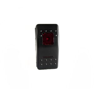 RS-RP12VR - LED Rocker 12V On/Off Switch (Red)