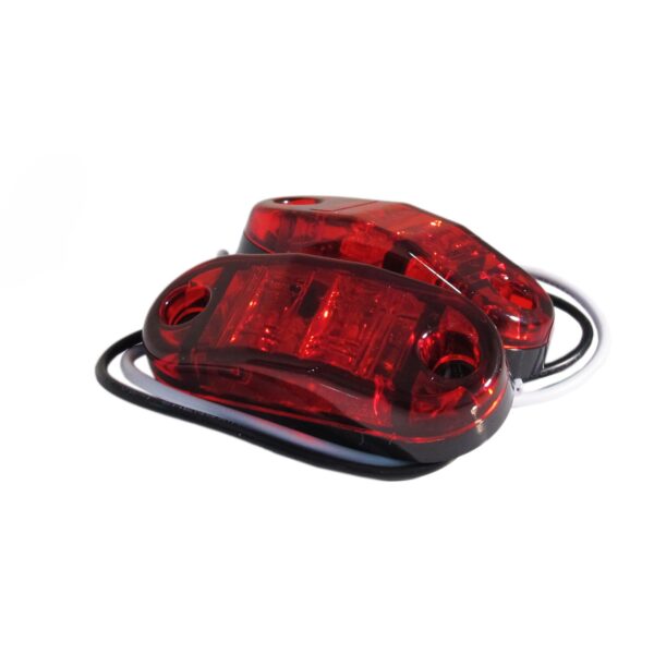 RS-STROBE2.5-2HR - 2.5x1in 12V LED Marker Strobe (Red) (Pair)