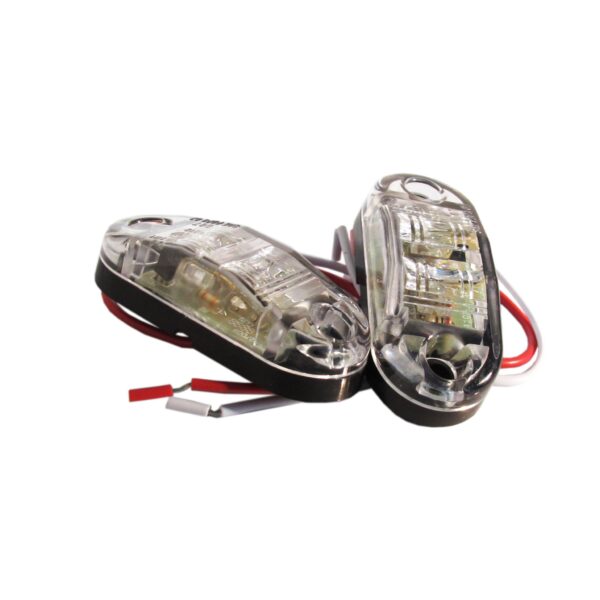 RS-STROBE2.5-2HW - 2.51in 12V LED Marker Strobe (White) (Pair)