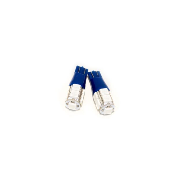 RS-T15-B-5050 - T15 9-Chip 5050 LED Replacement Bulbs (Blue) (Pair)