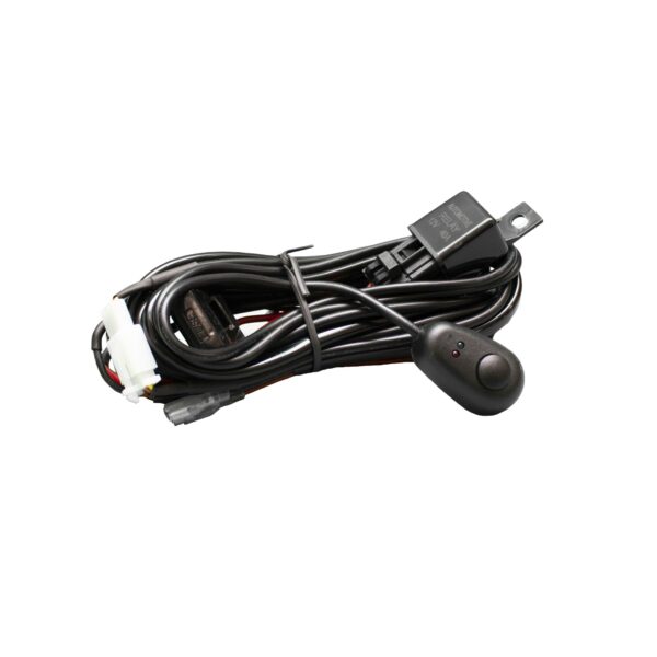 RS2OHC - 12V 2-Output Wire Harness w/ Switch for Cubes, Spots, & Other Auxiliary Lights