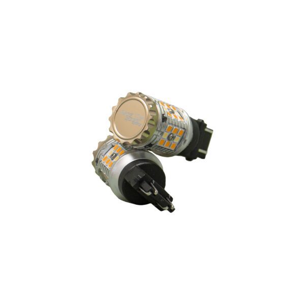 RS3157SBWA - 3157 NO-RAPID Turn signal LED Bulbs (White/Amber) (Pair)