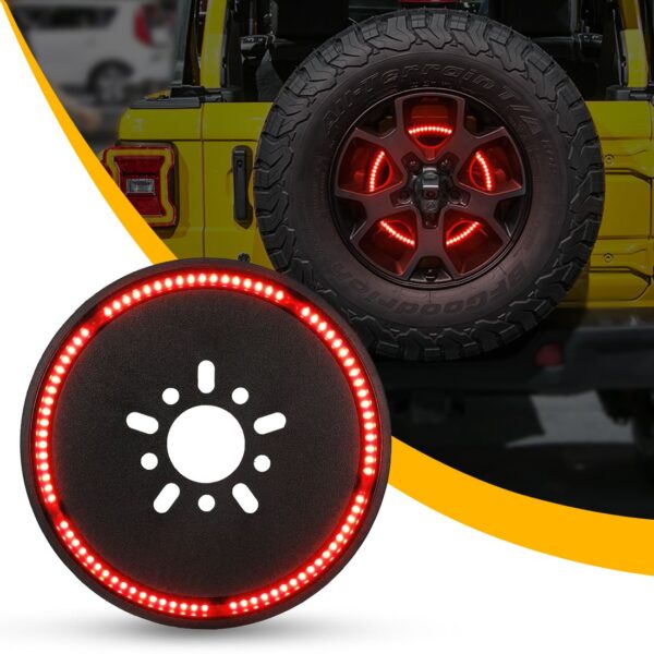 RS365JL - 18-19 Jeep Wrangler 5th Wheel 3rd Brake Light & LED Rear Brake Disc