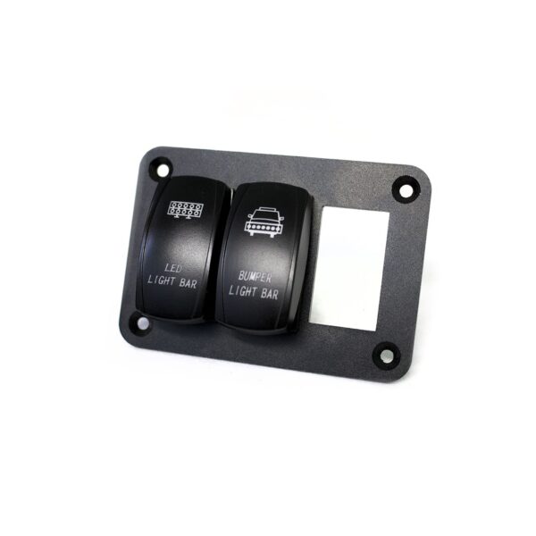 RS3PRS - Aluminum Rocker Switch Mounting Panel for (3) Rocker Switches