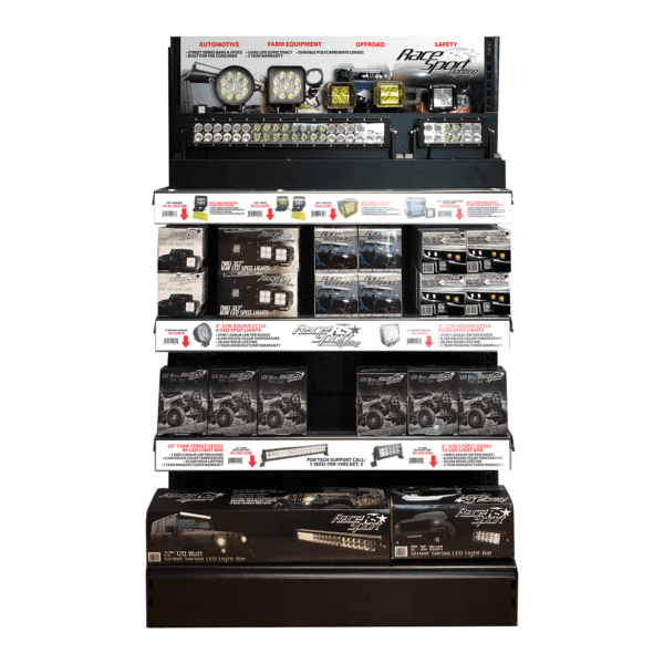 RS5A-36SS - 36in Powered Shelf Display for Light Bars & Auxiliary Spots - Street Series