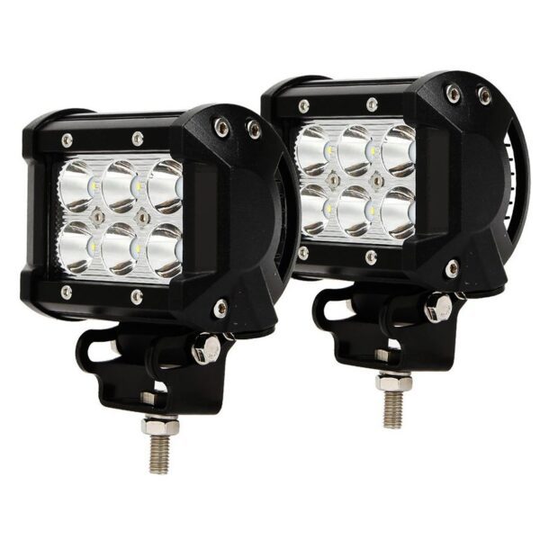 RS6L18WPR - Street Series 18W 6-LED Bottom Mount LED Spot Lights (Pair)