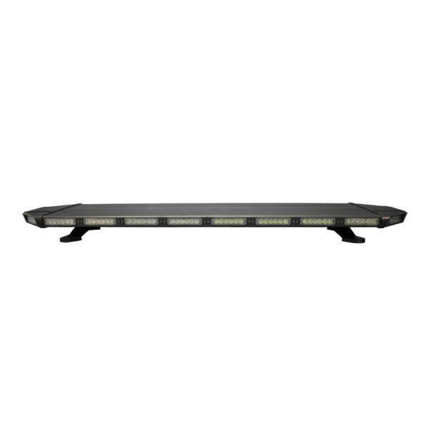 RS8100B - Full-Size LED Strobe Light Bar w/ Control Box (Amber/White)