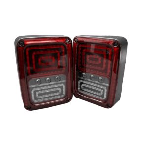 RSJ21SLT - 07-17 Jeep JK 15W/450LM Red LED Taillights (Pair)