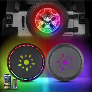 RSJK5RGB-C - New - Chasing RGB Style 5th Wheel Spare Tire Brake Light with ColorSMART and ColorADAPT remote capabilities