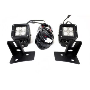 RSL12-12w - Jeep JK 2x12W CREE Square Cube Light Kit w/ L12 Jeep JK Bracket