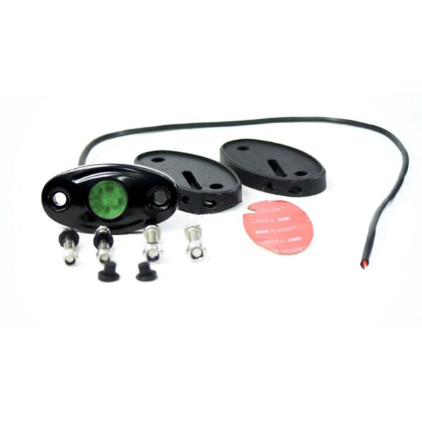 RSLDPODG - Single 9W LED Rock Light (Green) (Each)