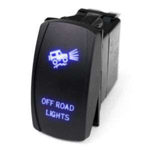 RSLE10B - LED Rocker Switch w/ Blue LED Radiance (Off-road Lights)