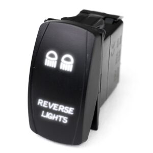 RSLE22W - LED Rocker Switch w/ White LED Radiance (Reverse Lights)