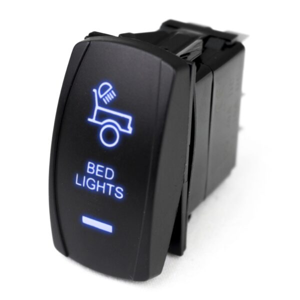 RSLE39B - LED Rocker Switch w/ Blue LED Radiance (Bed Lights)