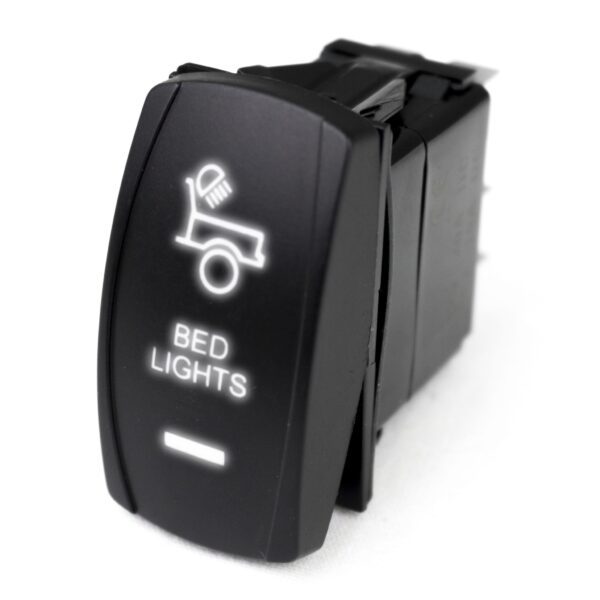 RSLE39W - LED Rocker Switch w/ White LED Radiance (Bed Lights)