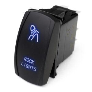 RSLJ14B - LED Rocker Switch w/ Blue LED Radiance (Rock Lights)