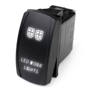 RSLJ36W - LED Rocker Switch w/ White LED Radiance (LED Work Lights)