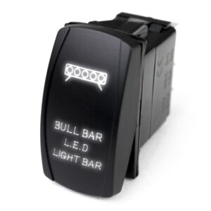 RSLJ46W - LED Rocker Switch w/ White LED Radiance (Bull Bar LED Light Bar)