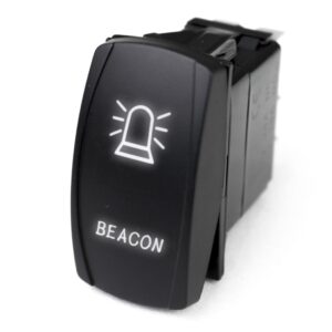 RSLJ51W - LED Rocker Switch w/ White LED Radiance (Beacon)