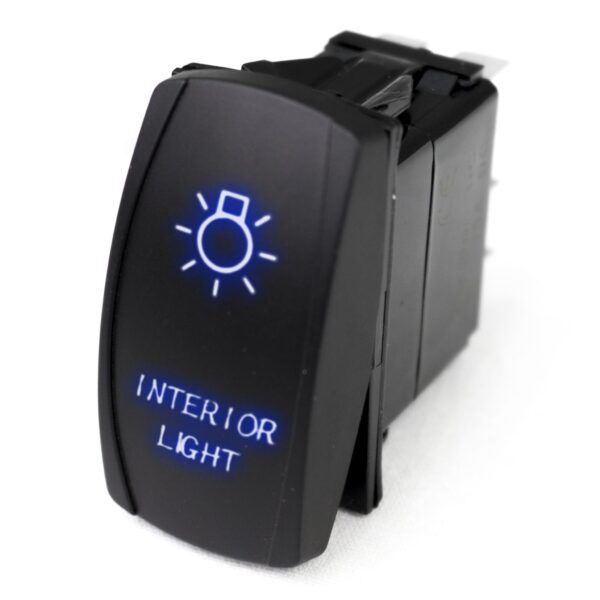 RSLJ57B - LED Rocker Switch w/ Blue LED Radiance (Interior Lights)