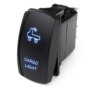 RSLJ68B - LED Rocker Switch w/ Blue LED Radiance (Cargo Light)