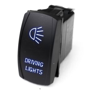 RSLJ7B - LED Rocker Switch w/ Blue LED Radiance (Driving Lights)