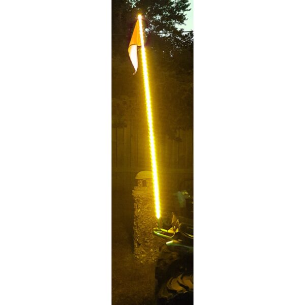 RSQG5FTO - 5ft 5050 LED Lighted Whip (Orange)