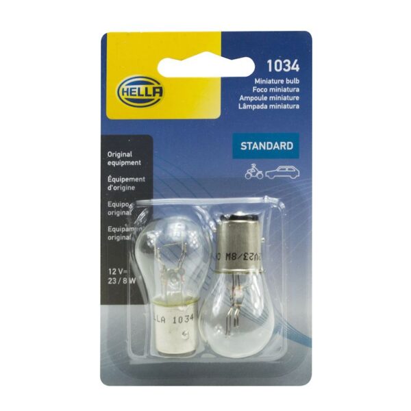 HELLA 1034TB Standard Series Incandescent Miniature Light Bulb