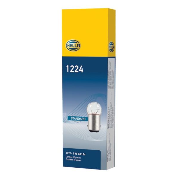 HELLA 1224 Standard Series Incandescent Miniature Light Bulb