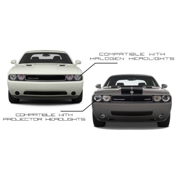 1317-332 - Dodge Challenger 2008-2014 ORACLE Halo Kit - Dynamic ColorSHIFT