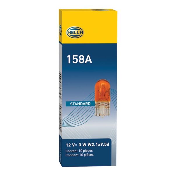 HELLA 158A Standard Series Incandescent Miniature Light Bulb