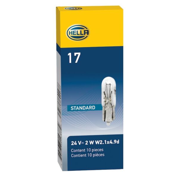 HELLA 17 Standard Series Incandescent Miniature Light Bulb