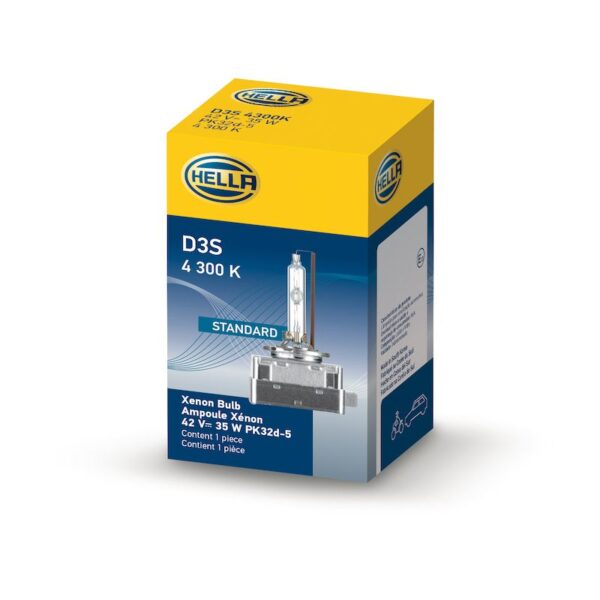 HELLA D3S 4300 K Standard Series Xenon Light Bulb