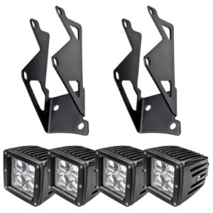 2145-504 - ORACLE Jeep JK Dual Mounting Pillar Brackets + Lights Combo