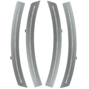 3963-019 - Chevrolet Corvette C7 Sidemarkers - Clear - Blade Silver Metallic