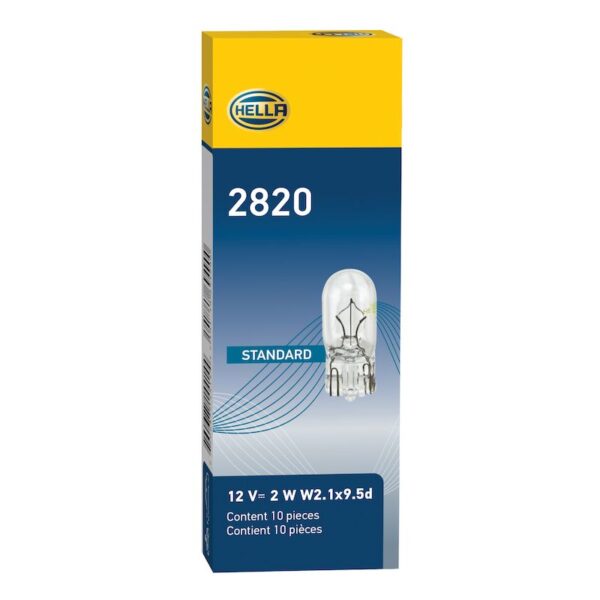 HELLA 2820 Standard Series Incandescent Miniature Light Bulb