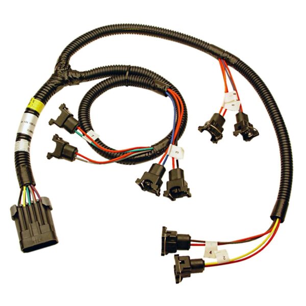 XFI Fuel Inector Harness for 4-7 Swap Firing Order Small Block Chevrolet, Big Block Chevrolet and LT1 Chevrolet engines.