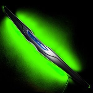 3019-004 - Chrysler Illuminated LED Sleek Wing - Green