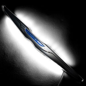 3020-001 - Chrysler Illuminated LED Sleek Wing - Dual Intensity - White