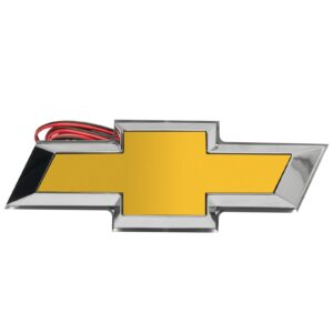 3053-001 - Illuminated Bowtie - Rally Yellow (GCO) - White