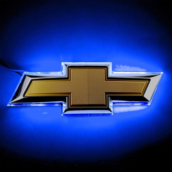 3057-002 - 2014-2015 Chevy Camaro Illuminated Bowtie - Blue