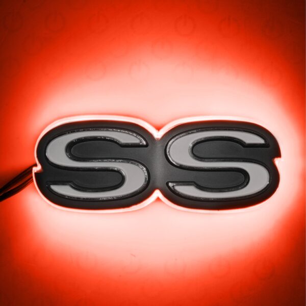 3095-003 - Chevy Camaro SS Illuminated Emblem - Red