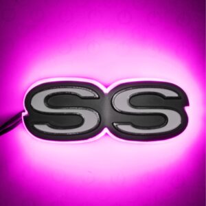 3095-009 - Chevy Camaro SS Illuminated Emblem - Pink